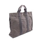 Hermes Tote Her Line MM Gray Canvas — view 2