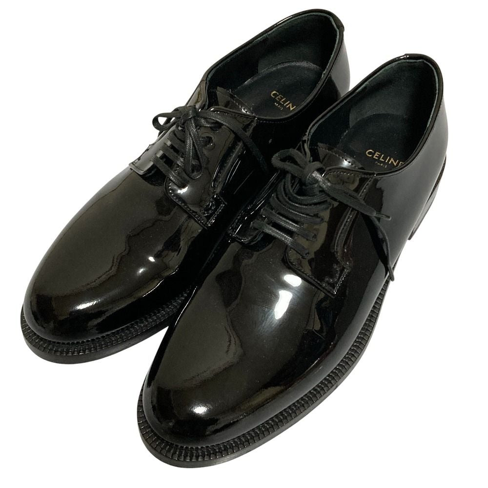 Celine Patent Leather Enamel Lace Up Shoes 39