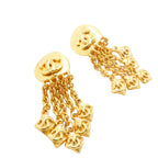 Chanel Earrings Vintage CC Logo Gold Plated — view 2