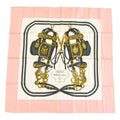 Hermes Silk Scarf Carre 90 Brides de GALA by Hugo Grygkar Pink White