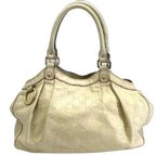Gucci Handbag Ski GG Leather White Abbey Formal Travel