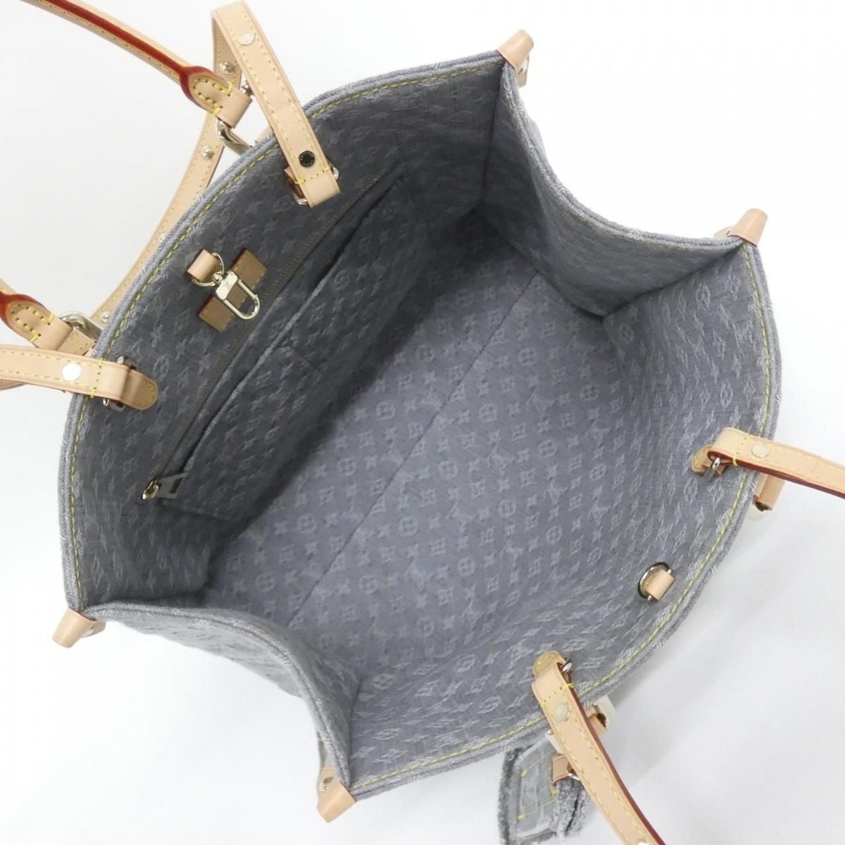 Louis Vuitton Monogram Denim On The Go Mm Bag — view 7