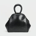 Hermes Bag Tote Box Calf Noir Black Gold Hardware Handbag Vintage Antique