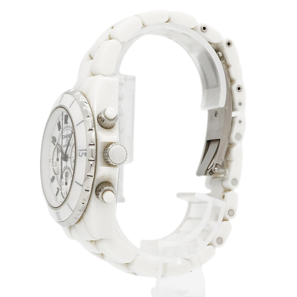 Chanel Chronograph White Dial Watch — view 2
