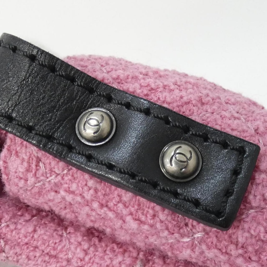 Chanel Shoulder Bag Tweed Pink — view 5