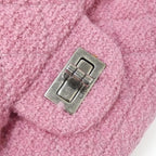Chanel Shoulder Bag Tweed Pink — view 6