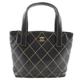 Chanel Wild Stitch Calf Black Handbag