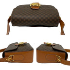 Celine Macadam Blason Triomphe Pattern Logo Carriage Hardware Leather