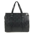 Gucci Shoulder Bag Logo Leather Black