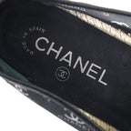 Chanel Mesh Leather Coco Mark Espadrilles — view 7