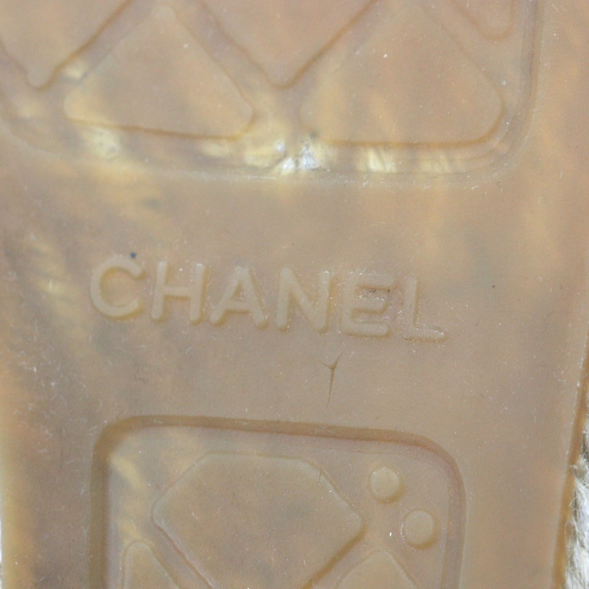Chanel Mesh Leather Coco Mark Espadrilles — view 9