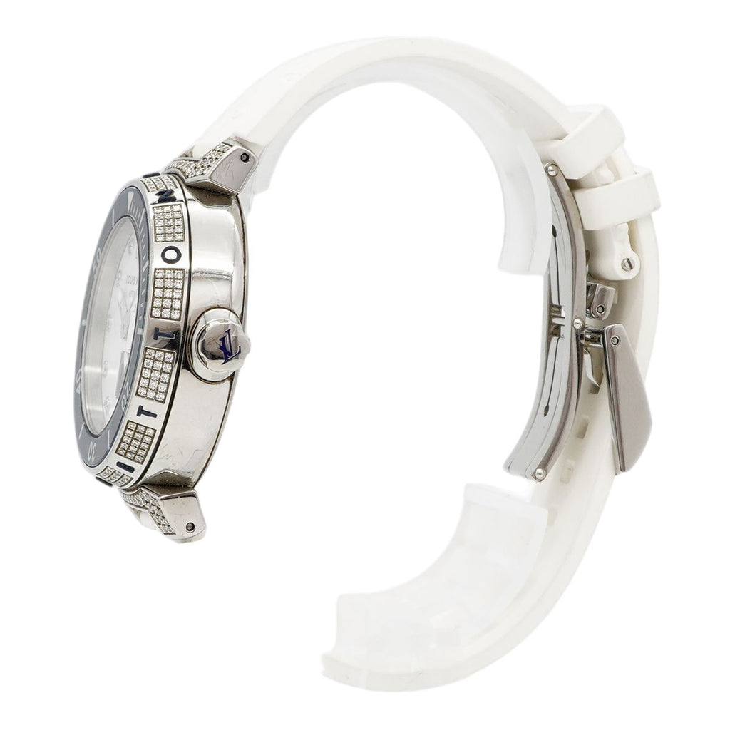 Louis Vuitton Tambour Diving White Dial Watch — view 2