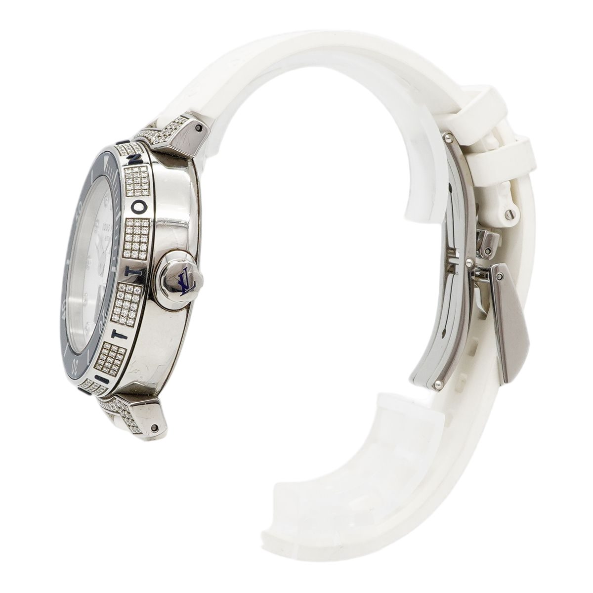 Louis Vuitton Tambour Diving White Dial Watch — view 2