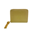 Loewe Compact Zip Wallet Knot Leather Bifold Yellow