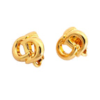 Dior Earrings CD Logo Gold Plated — view 2