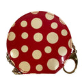 Louis Vuitton Coin Case Porte-Monnaie Chapeau Patent Leather Red Yayoi Kusama