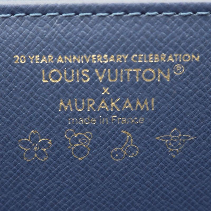 Louis Vuitton Tm Zippy Wallet Monogram Cherry Denim Cotton — view 7