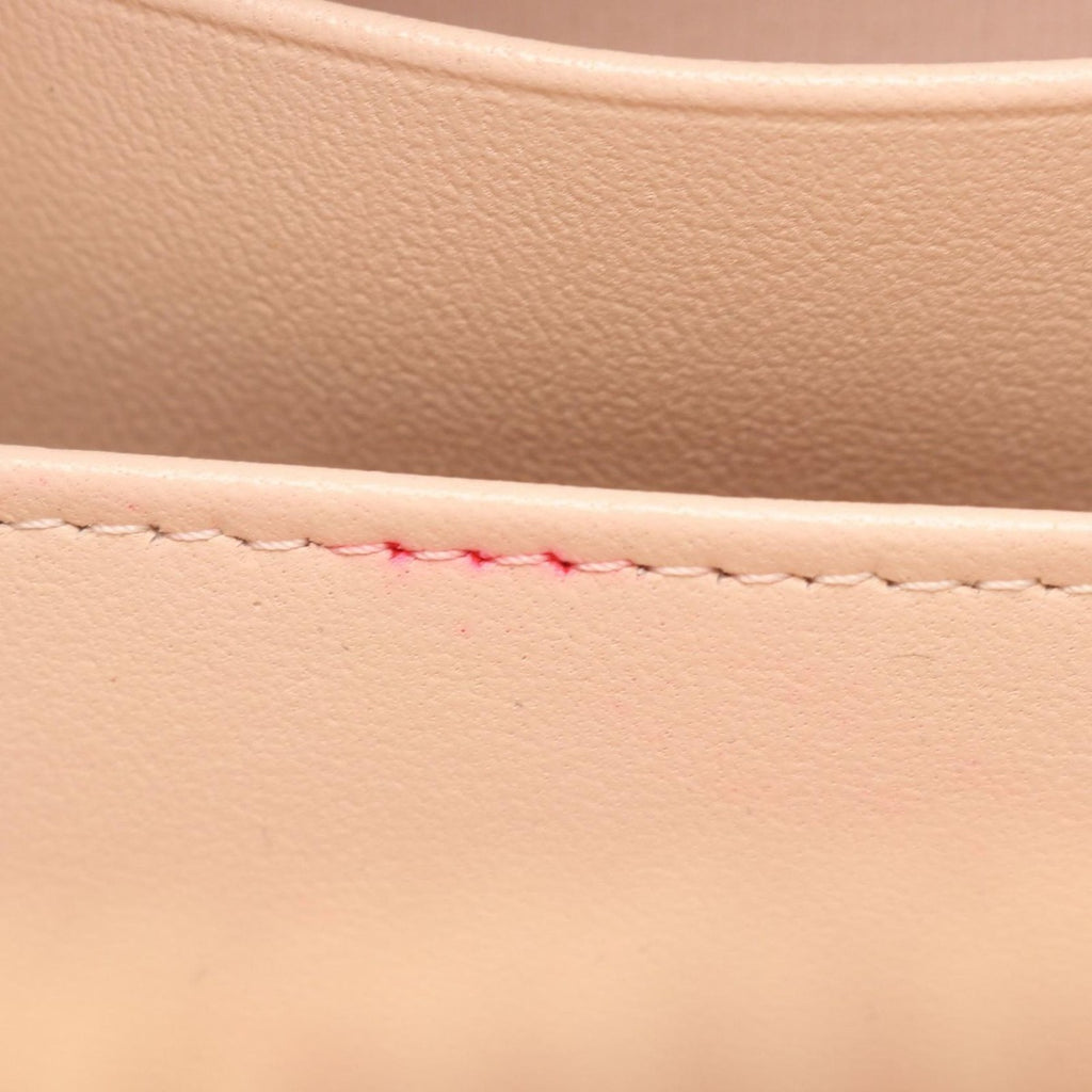 Chanel Shoulder Bag Quilted Red Lambskin — view 6