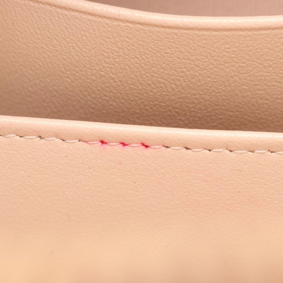 Chanel Shoulder Bag Quilted Red Lambskin — view 6