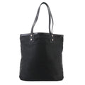 Celine Macadam Tote Canvas Leather Black Gold Vintage Logos