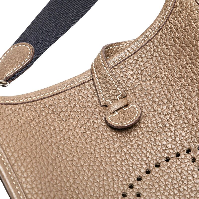 Hermes Evelyne TPM Amazon Etoile Glaze Silver Hardware Taurillon Clemence — view 5