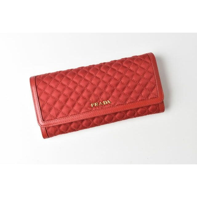 Prada Outlet Wallets Long Wallet With Passcase 1 M1132 Nylon Quilted — view 2