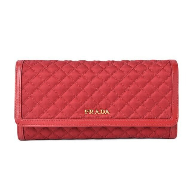 Prada Outlet Wallets Long Wallet With Passcase 1 M1132 Nylon Quilted