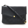 Louis Vuitton Monogram Empreinte Twice Shoulder Bag Pochette Noir Black Gold