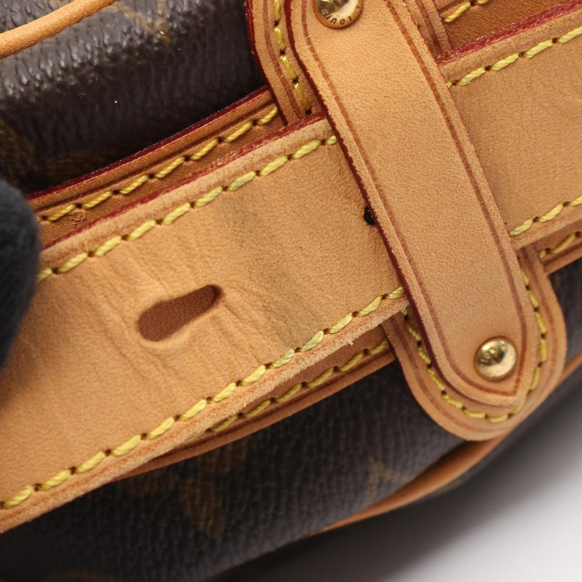 Louis Vuitton Shoulder Bag Tulum GM Canvas Leather — view 7