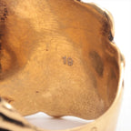 Gucci Michele Period Lion Head GP Ring 19 — view 6