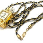 Chanel Perfume Necklace No5 Gold — view 9