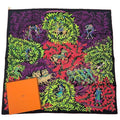 Hermes Carre 90 Silk Scarf LA Promenade de Platon Plato's Journey Purple