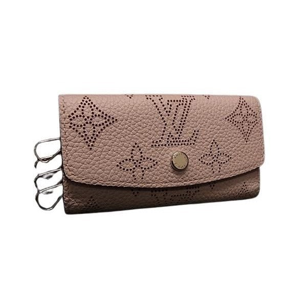Louis Vuitton Key Case Multicles 4 Rose Jasmine Pinkish Monogram Mahina