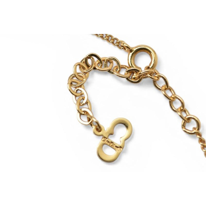 Dior Necklace Pendant Vintage CD Logo Gold — view 6
