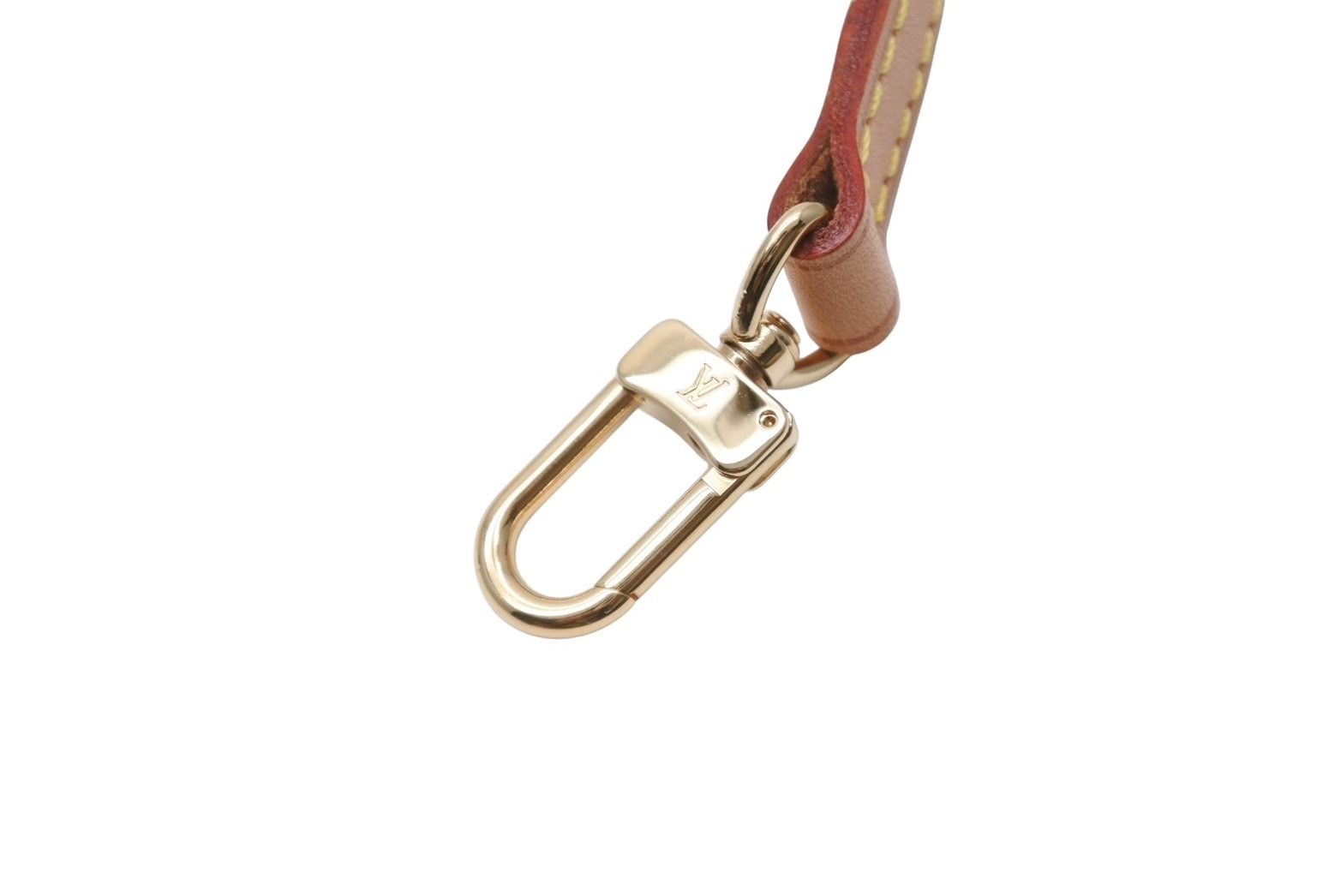 Louis Vuitton Shoulder Strap Bag Vachetta Leather Brown Gold — view 4