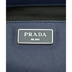 Prada Tote Blue — view 4