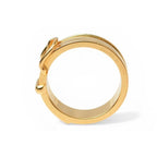 Hermes Scarf Ring Holder Boucle Series Belt Motif Gold — view 3