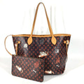 Louis Vuitton Tote Neverfull MM Monogram Canvas Brown