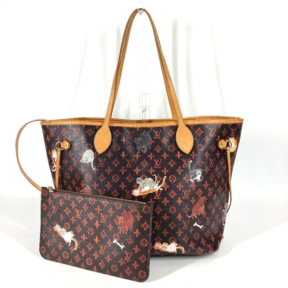 Louis Vuitton Tote Neverfull MM Monogram Canvas Brown
