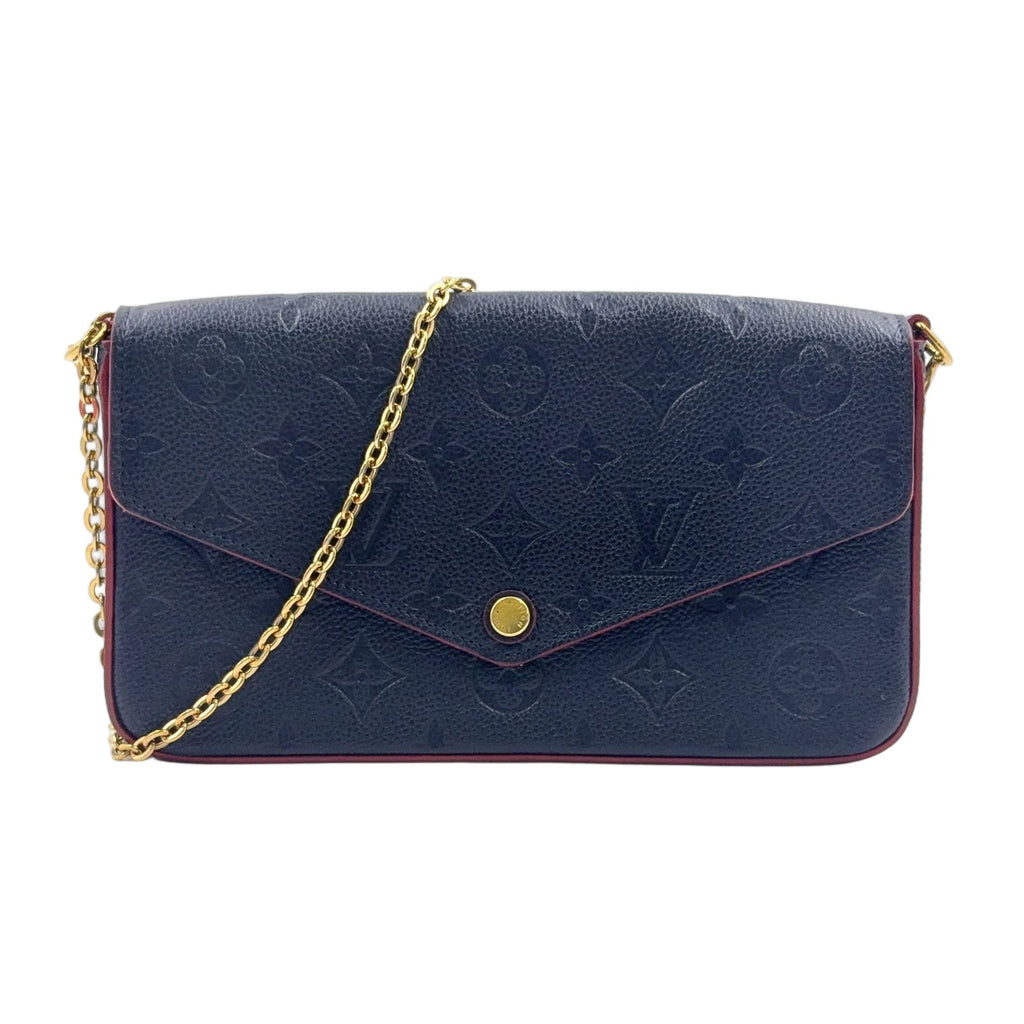 Louis Vuitton Pochette Felicie Monogram Empreinte Marine Inner