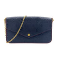 Louis Vuitton Pochette Felicie Monogram Empreinte Marine Inner