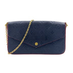Louis Vuitton Pochette Felicie Monogram Empreinte Marine Inner