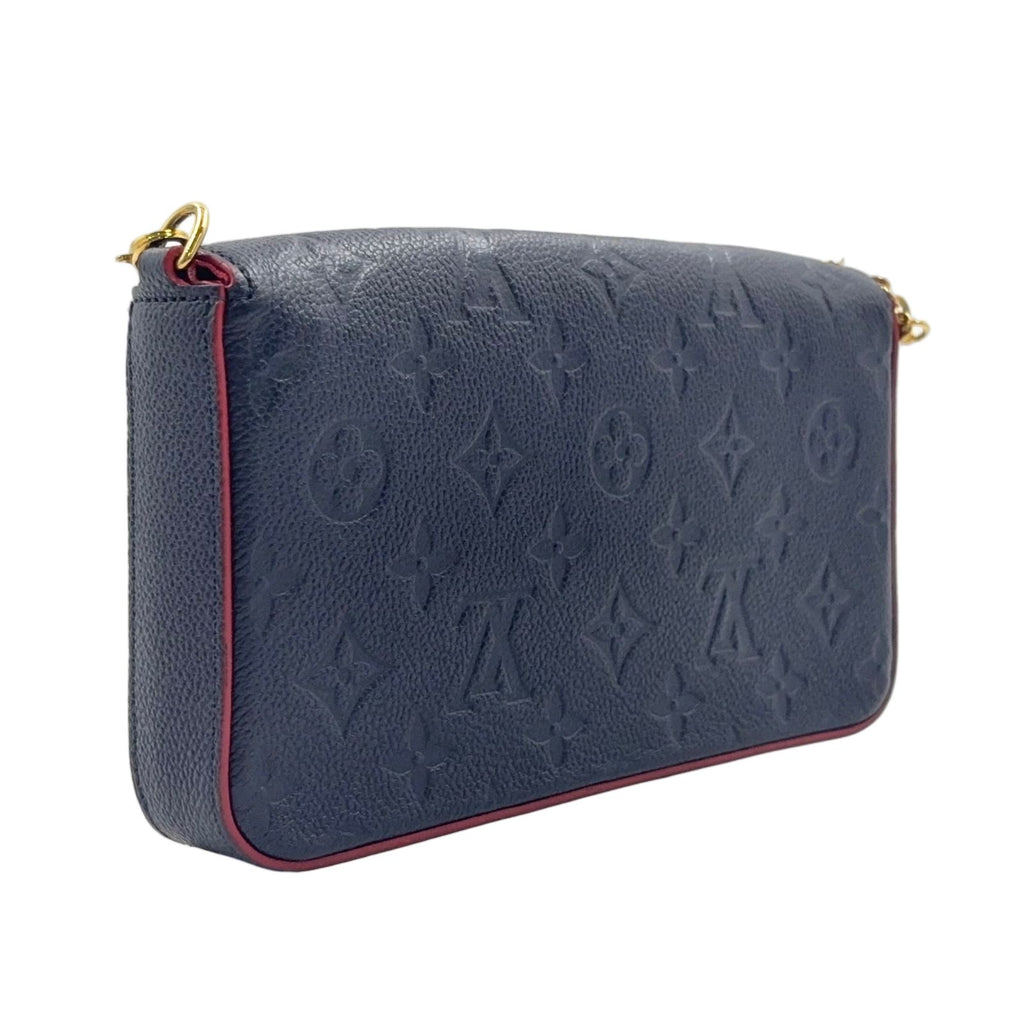 Louis Vuitton Pochette Felicie Monogram Empreinte Marine Inner — view 2
