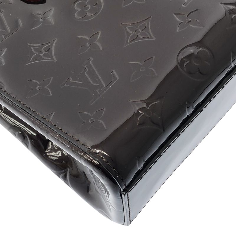 Louis Vuitton Catalina BB Patent Leather Tote Bag Brown — view 7