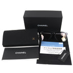 Chanel Rectangle Shape Sunglasses CC Logo Eyewear Black 56 20 — view 2