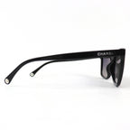 Chanel Rectangle Shape Sunglasses CC Logo Eyewear Black 56 20 — view 5