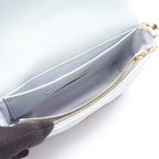 Louis Vuitton Shoulder Bag Wallet on Strap Blue Glacier Leather — view 3