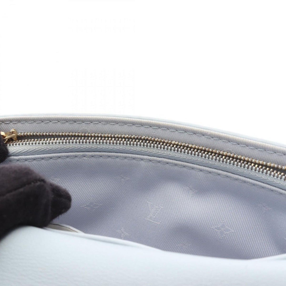 Louis Vuitton Shoulder Bag Wallet on Strap Blue Glacier Leather — view 7