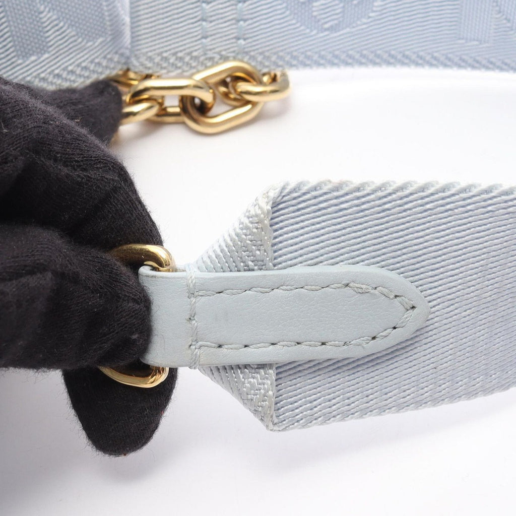 Louis Vuitton Shoulder Bag Wallet on Strap Blue Glacier Leather — view 9
