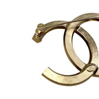 Chanel Brooch Abc335 A24 C Square Rhinestone Gold Black — view 6